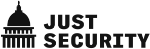 Black Just Security Logo